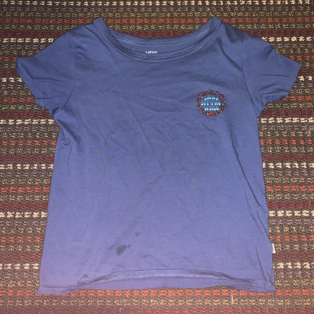 Blue vans tee